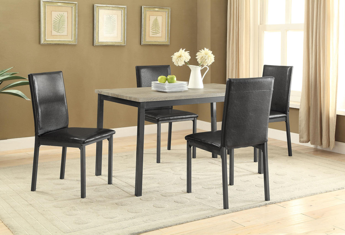 Garza Side Chair in Dark Brown - Coaster Furniture