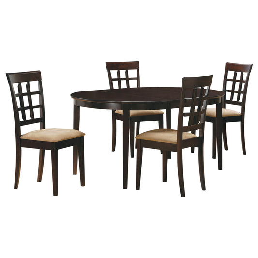 Gabriel 5-Piece Dining Set in Cappuccino - Coaster Furniture