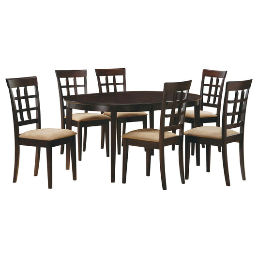 Gabriel 7-Piece Dining Set in Cappuccino - Coaster Furniture
