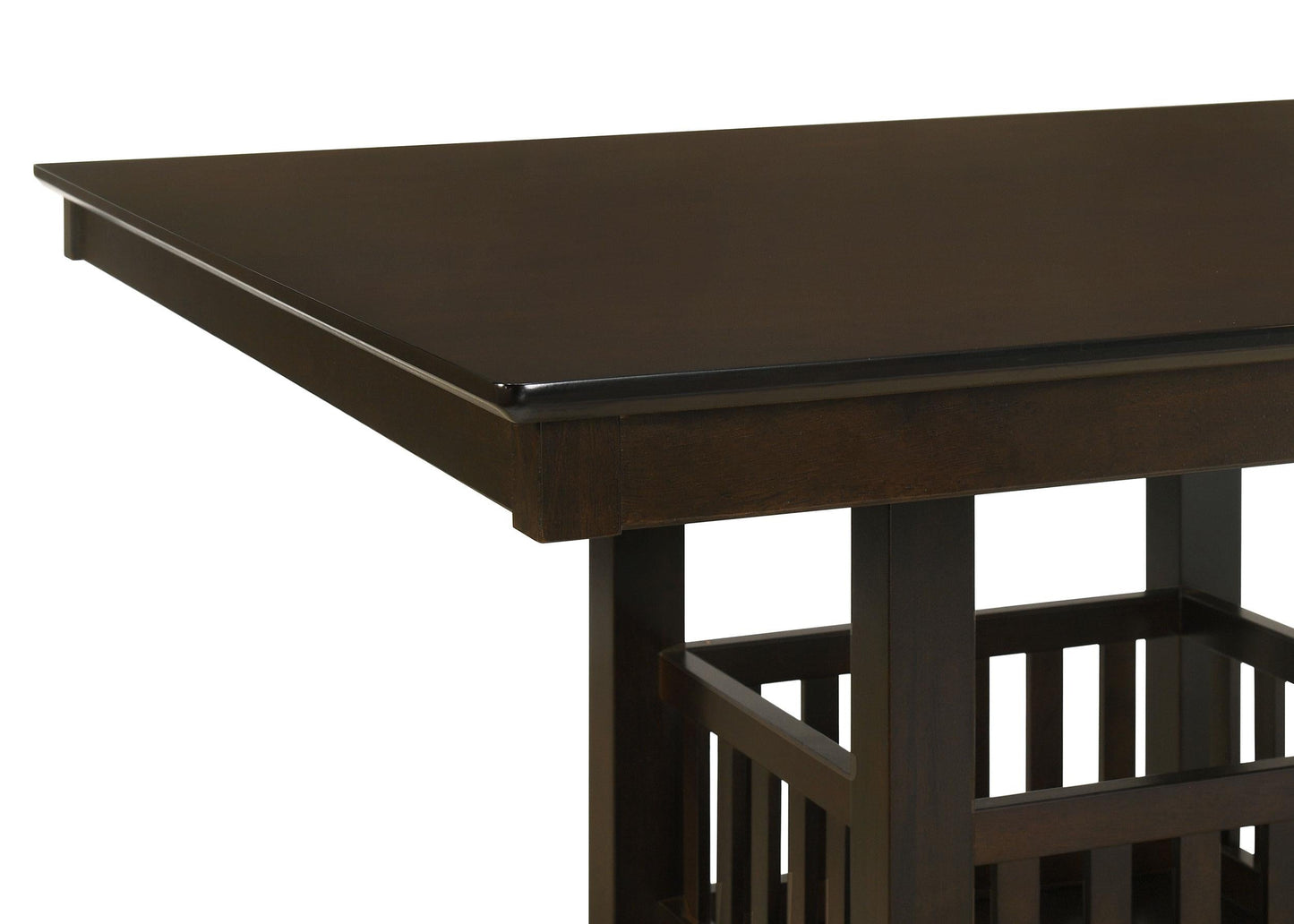 Jaden Counter Height Dining Table in Espresso - Coaster Furniture