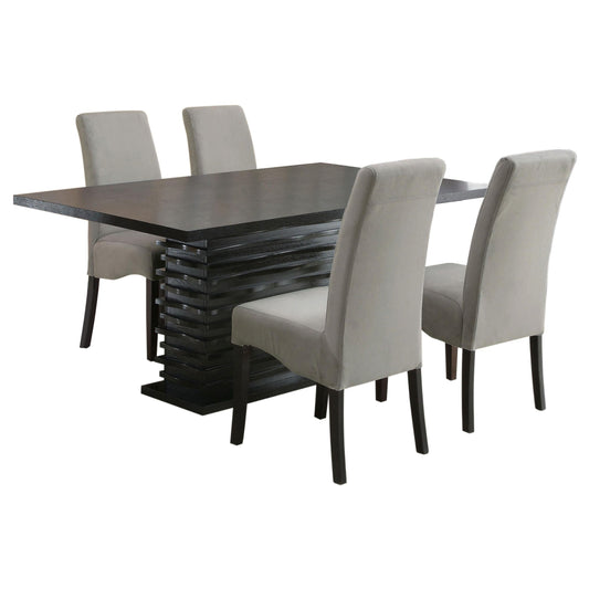 Stanton 5-Piece Dining Set in Grey - Coaster Furniture