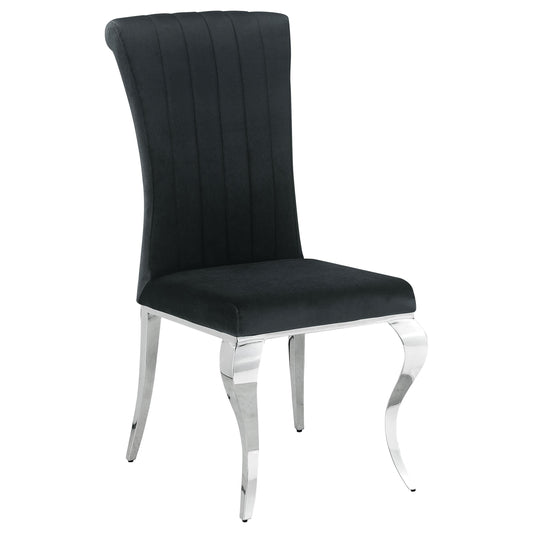 Betty Side Chair in Black - Coaster Furniture
