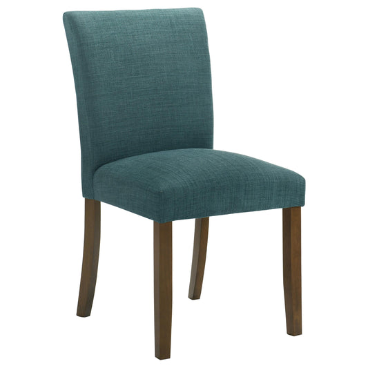Paxton Side Chair in Teal Blue - Coaster Furniture