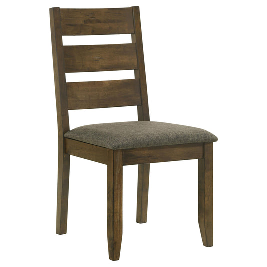 Alston Side Chair in Knotty Nutmeg - Coaster Furniture
