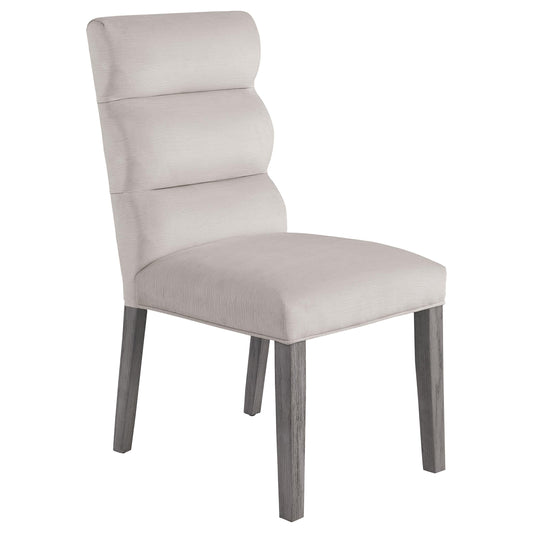 Carla Side Chair in Stone - Coaster Furniture