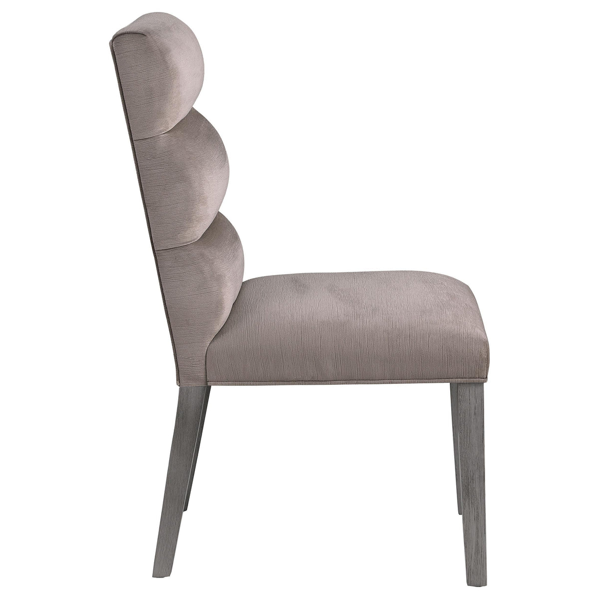 Carla Side Chair in Stone - Coaster Furniture