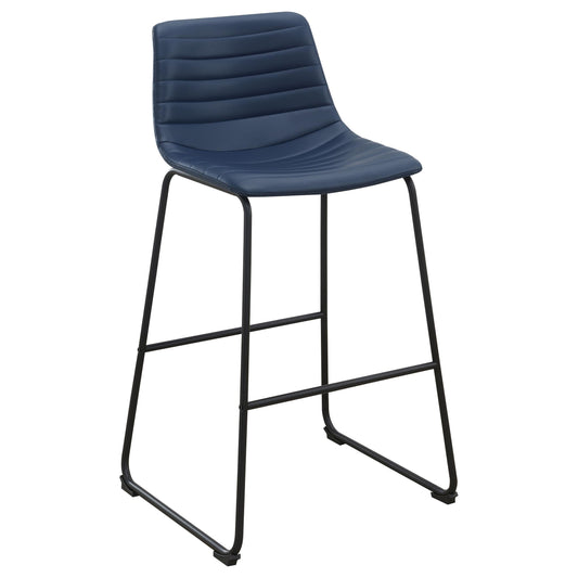 Zuni Bar Stool in Blue - Coaster Furniture