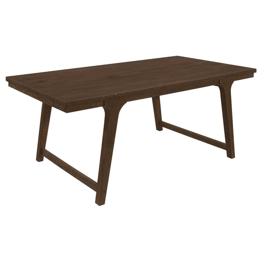 Reynolds Dining Table in Brown Oak - Coaster Furniture