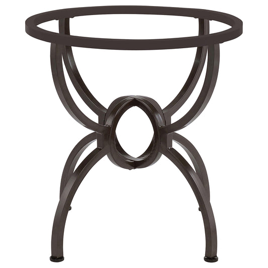 Aviano Dining Table Base in Gunmetal - Coaster Furniture