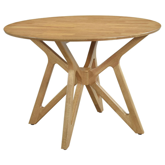Elowen Dining Table in Light Walnut - Coaster Furniture