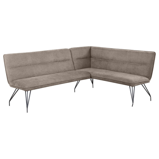Ackland Nook Bench in Light Grey - Coaster Furniture