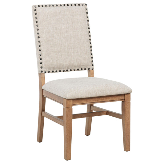 Middleton Side Chair in Natural / Black - Coaster Furniture