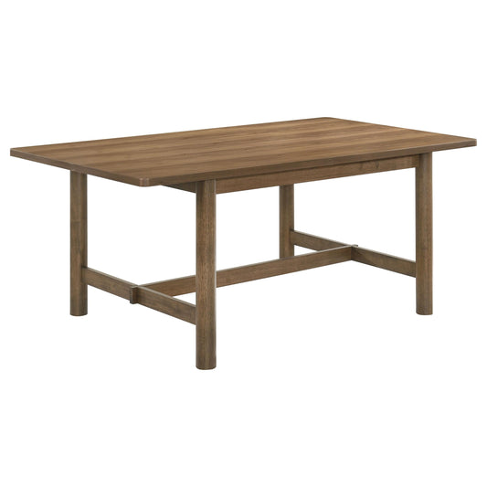 Crestmore Dining Table in Walnut - Coaster Furniture