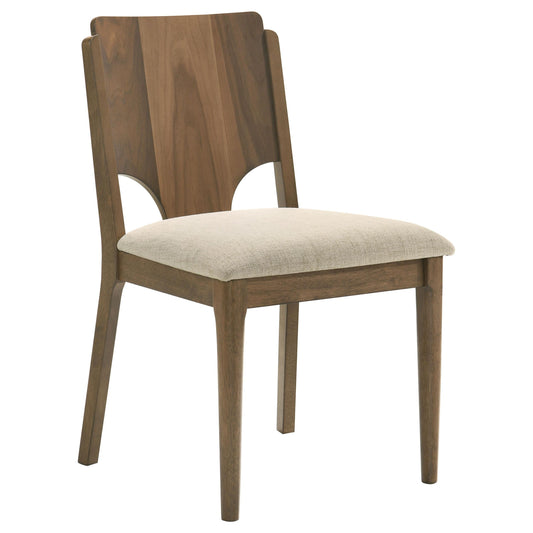 Crestmore Side Chair in Walnut - Coaster Furniture