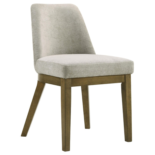 Castlewood Side Chair in Brown Oak - Coaster Furniture