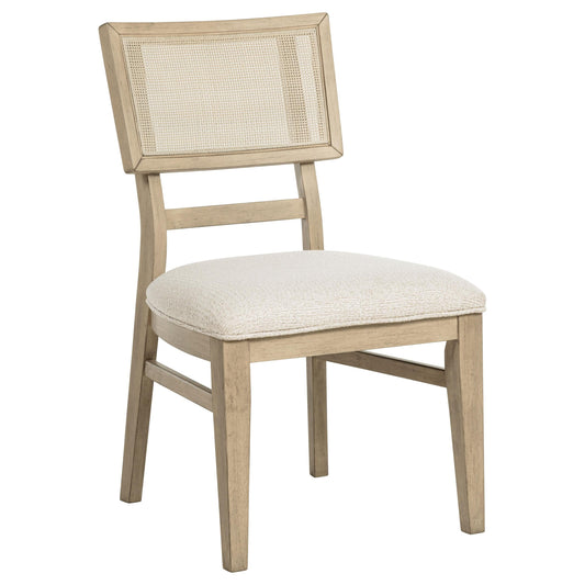 Kailani Side Chair in Beige Oak - Coaster Furniture