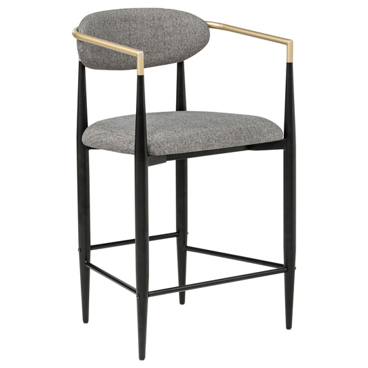 Adino Counter Chair in Chrome - Coaster Furniture