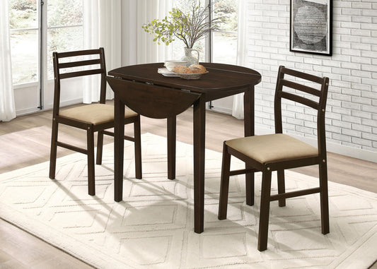 Bucknell Dining Set in Cappuccino - Coaster Furniture