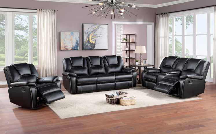 9410 Black Living Room Set