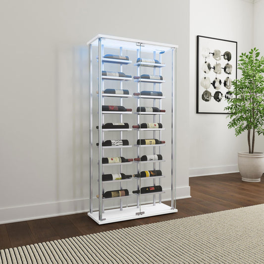 Montara Wine Cabinet in White - Coaster Furniture