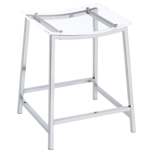 Araceli Counter Stool in White - Coaster Furniture