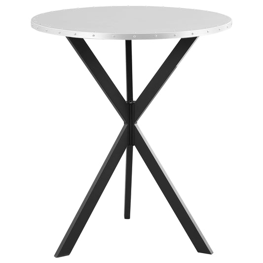Kenzo Bar Table in Silver - Coaster Furniture