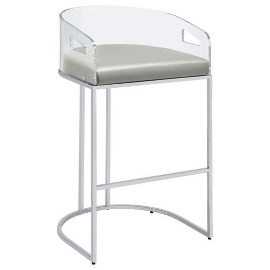 Thermosolis Bar Stool in Grey - Coaster Furniture