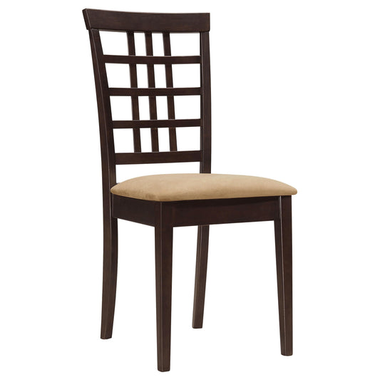Kelso Side Chair in Cappuccino - Coaster Furniture