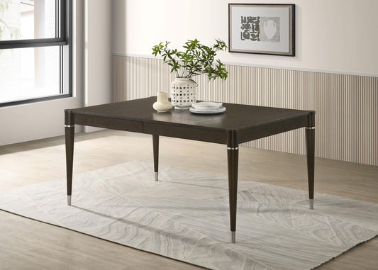 Reseda Dining Table in Beige / Ash Brown - Coaster Furniture