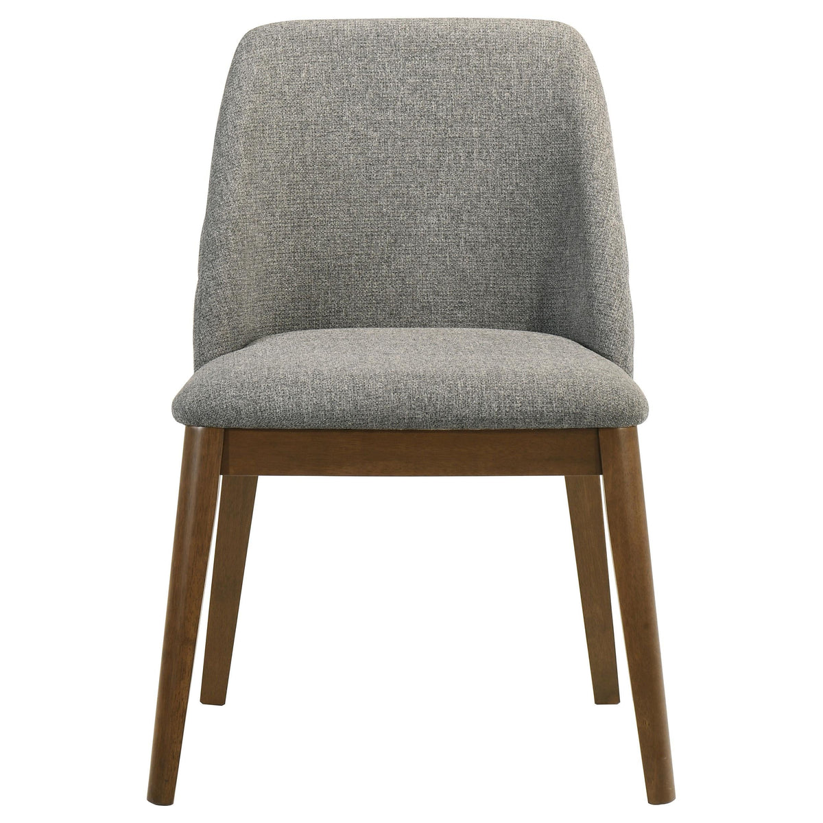 Franklin Side Chair in Grey / Dark Brown