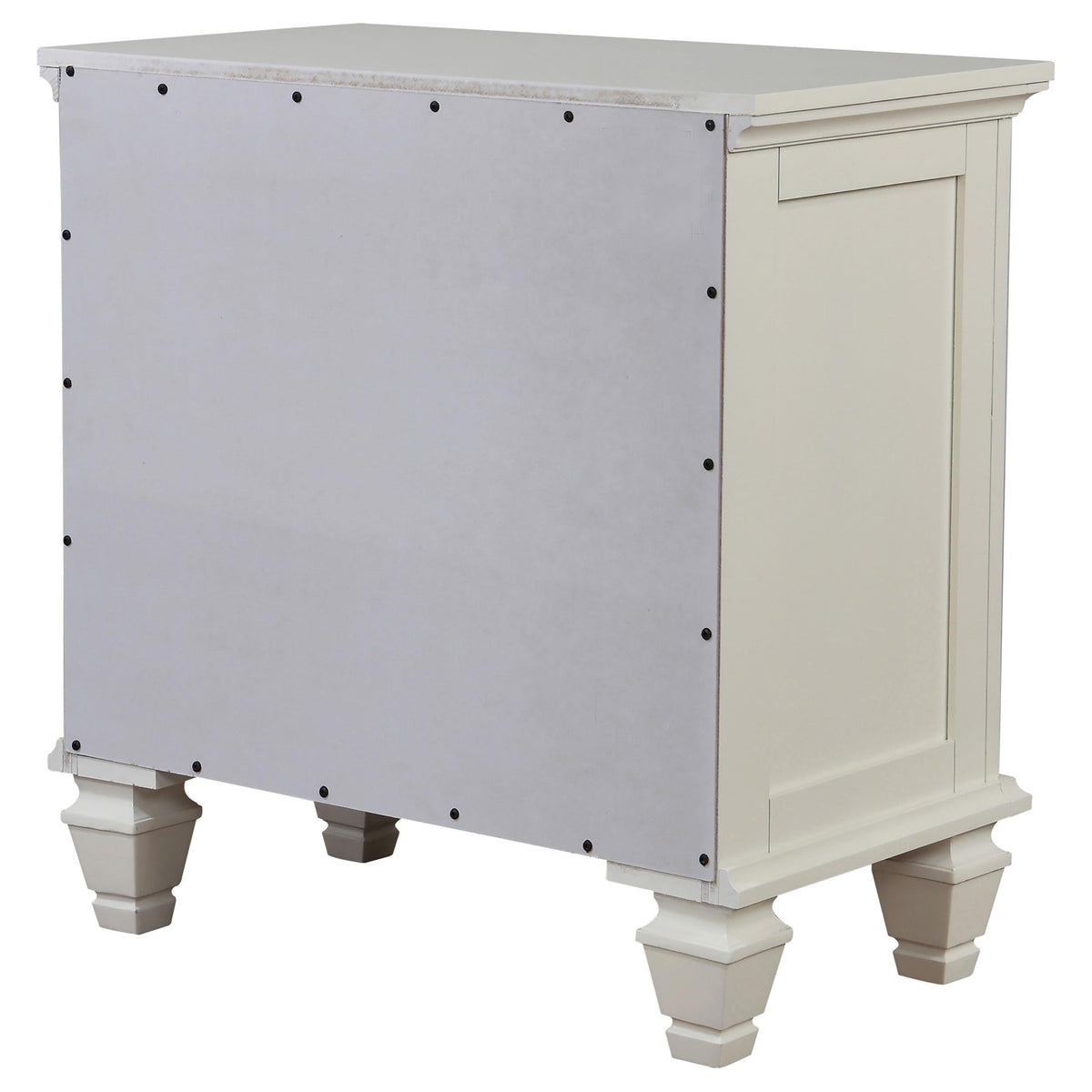 Sandy Beach Nightstand in Cream White - Coaster Furniture