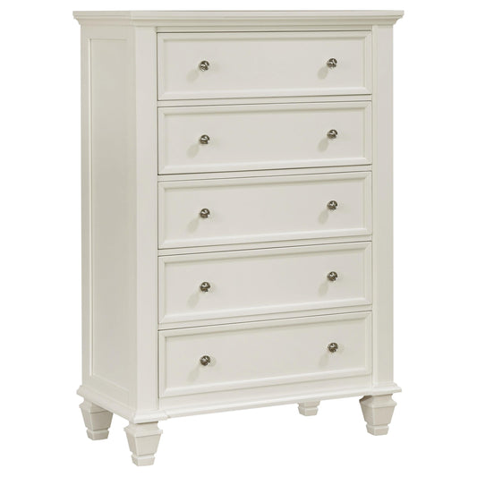 Sandy Beach Chest in Cream White - Coaster Furniture