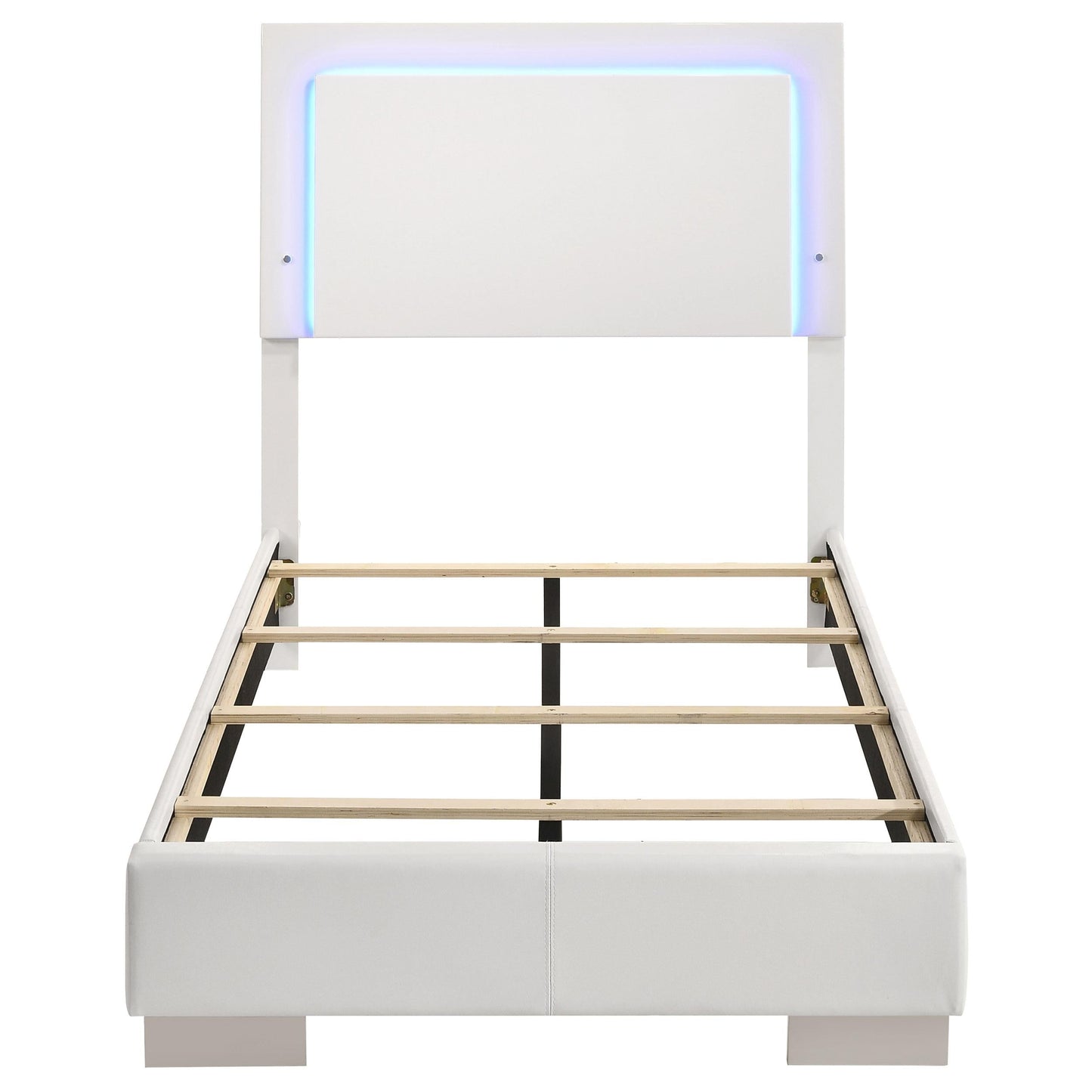 Felicity Twin Bed - White High Gloss