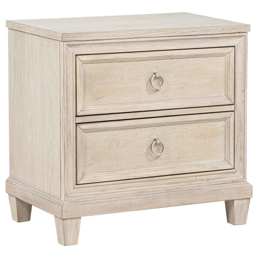 Pembroke Nightstand in Washed Oak - Coaster Furniture