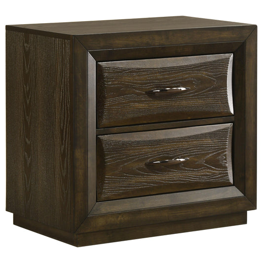 Atlas Nightstand in Dark Oak - Coaster Furniture