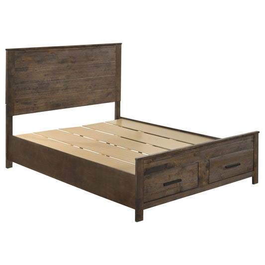 Woodmont Bed in Rustic Golden Brown
