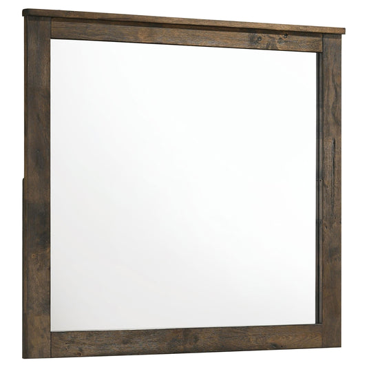 Woodmont Dresser Mirror in Rustic Golden Brown - Coaster Furniture