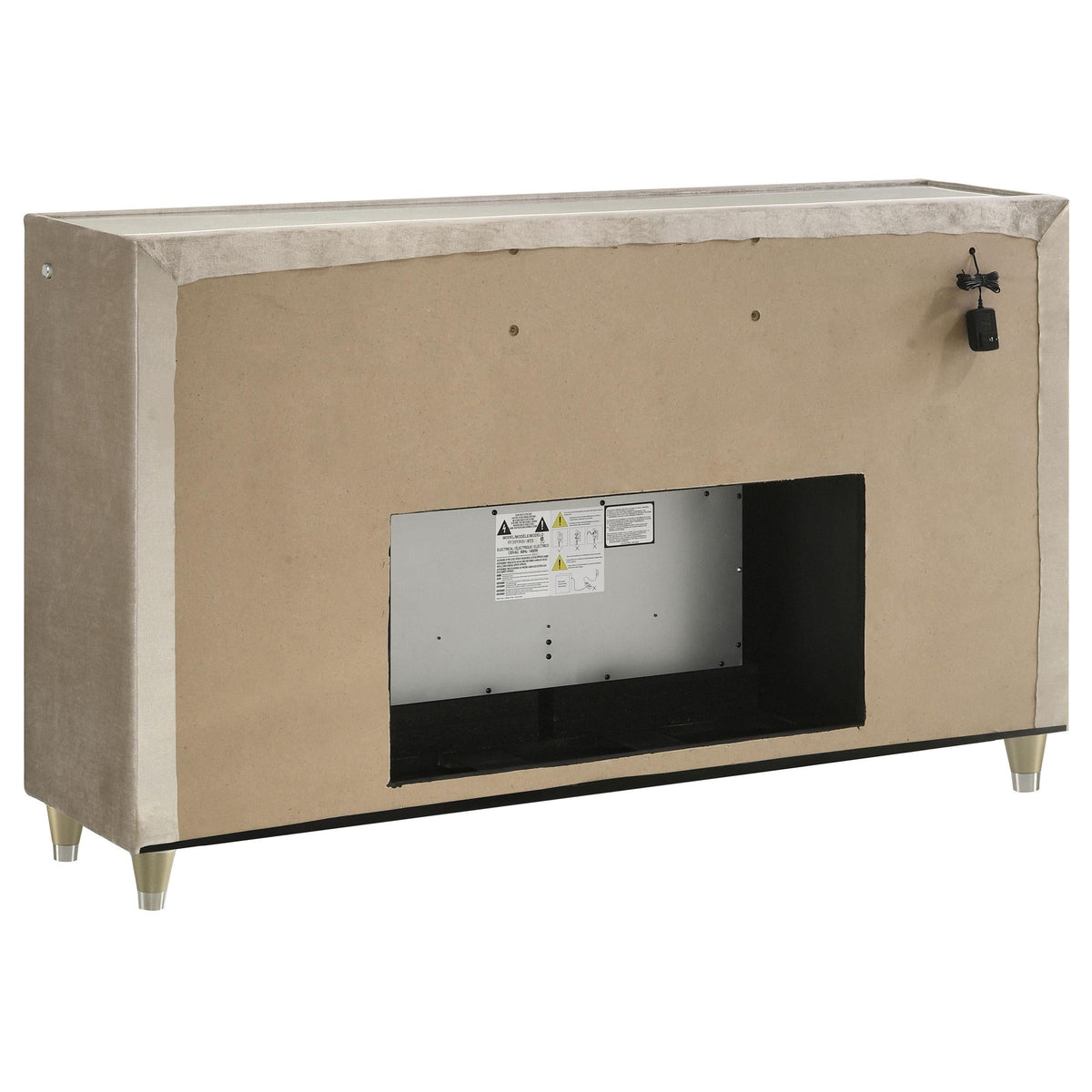 Lorient E King 4-Piece Set in Ivory / Camel - Coaster Furniture