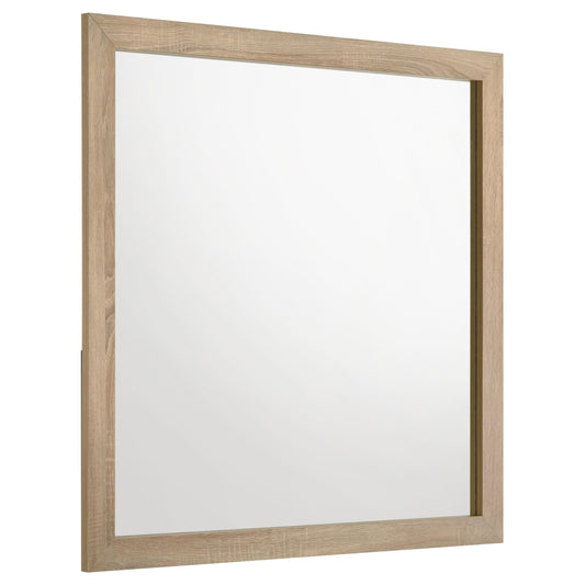 Arielle Dresser Mirror in Light Oak - Coaster Furniture