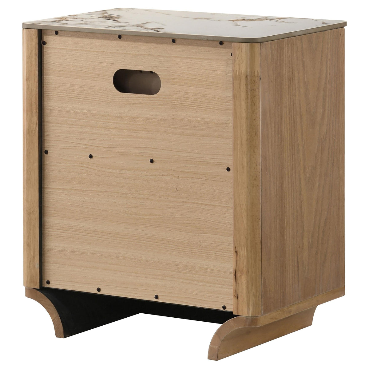 Leanne Nightstand in Light Oak - Coaster Furniture