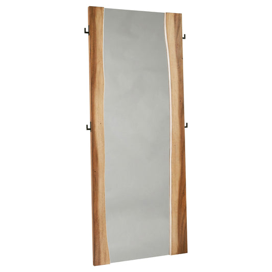 Winslow Floor Mirror in Smokey Walnut - Coaster Furniture