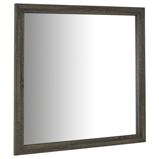 Wright Dresser Mirror in Brown Oak - Coaster Furniture