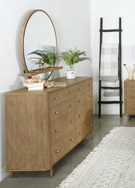 Arini Dresser With Mirror - Natural