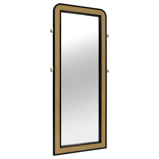 Arini Floor Mirror in Black - Coaster Furniture