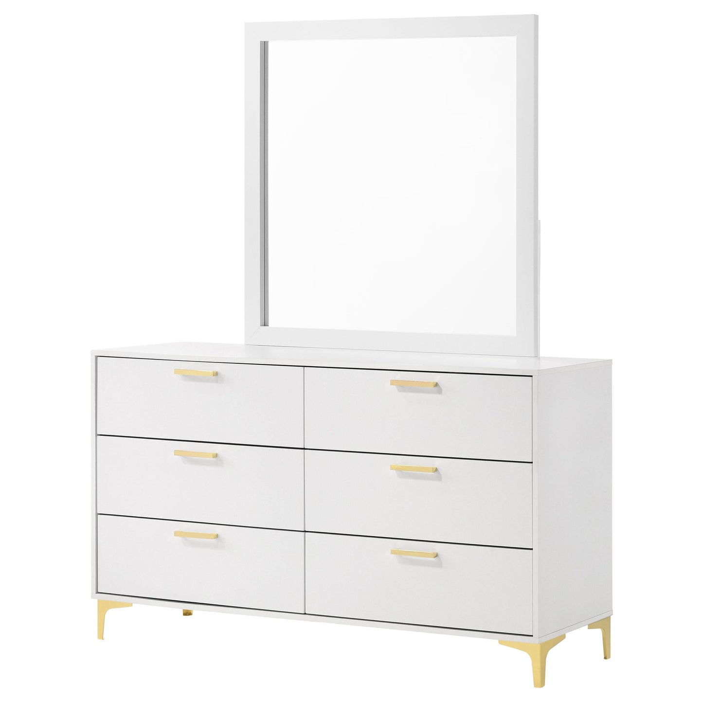Kendall Dresser With Mirror - White
