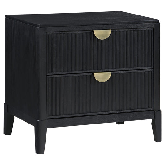 Brookmead Nightstand in Black - Coaster Furniture