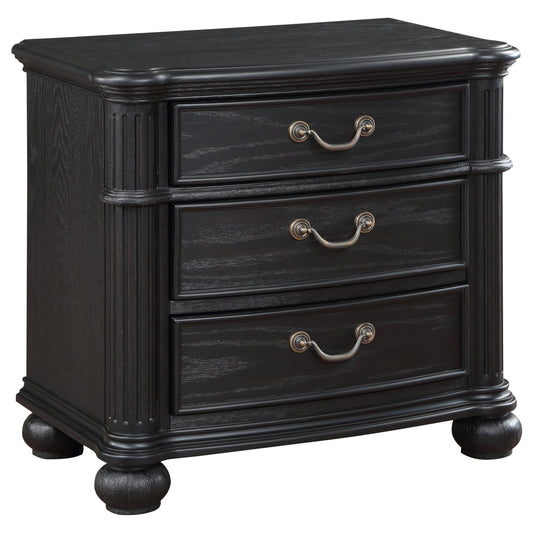 Celina Nightstand in Black - Coaster Furniture