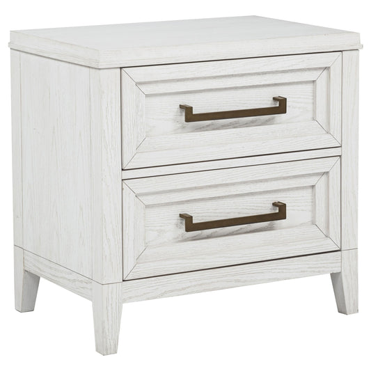 Marielle Nightstand in Distressed White - Coaster Furniture