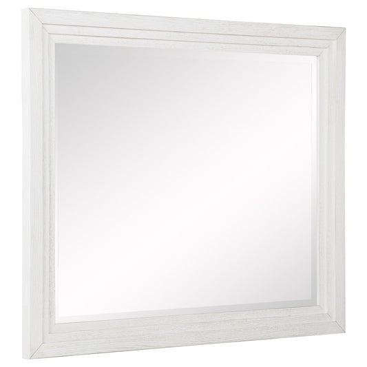 Marielle Dresser Mirror in Distressed White - Coaster Furniture