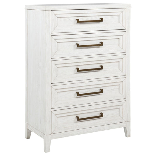 Marielle Chest in Distressed White - Coaster Furniture
